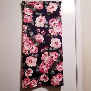 NEW Floral Stretchy Pencil Skirt w/ Tummy Control